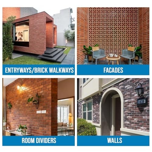 Brick Sealer - Penetrating Waterproofing Protection for All Surfaces, 1 Gallon