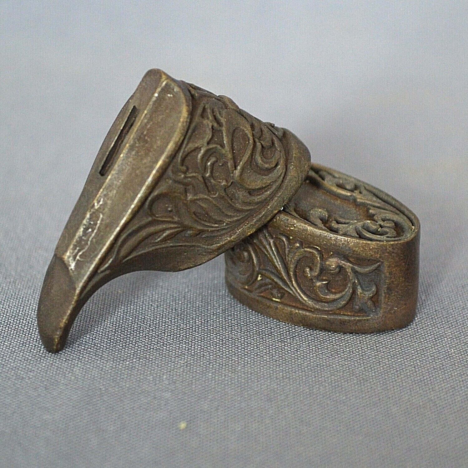 " SET #2 " CASTING SOLID BRONZE SET FINGER GUARD BOLSTER & POMMEL CUSTOM MAKING