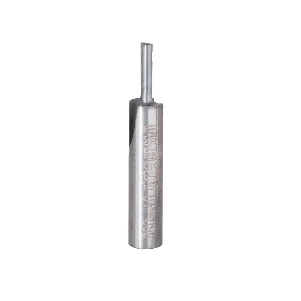 NEW FREUD 04-098 3/32" DOUBLE FLUTE STRAIGHT ROUTER BIT 1/4 SHANK