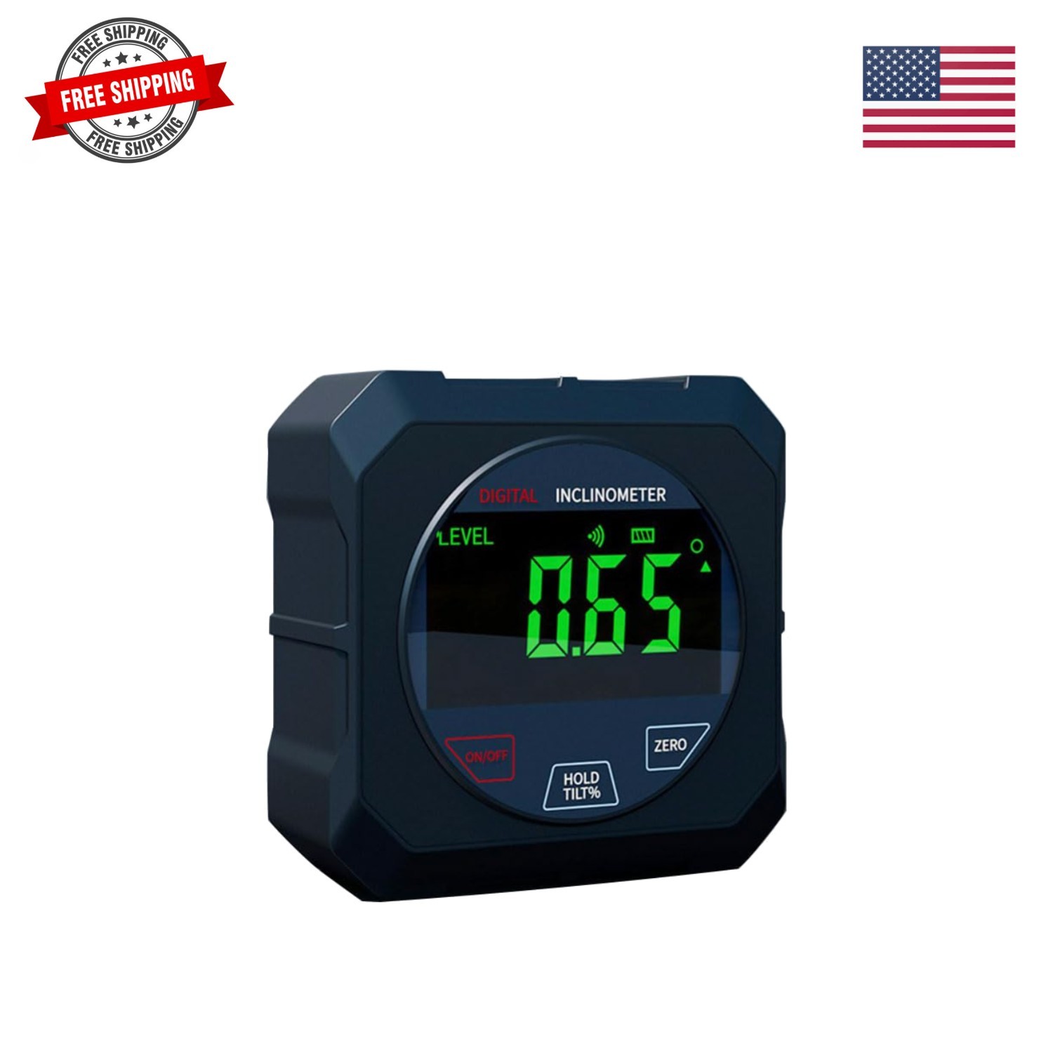 Digital Angle Finder with Touch Screen – Strong Magnetic Digital Inclinometer...