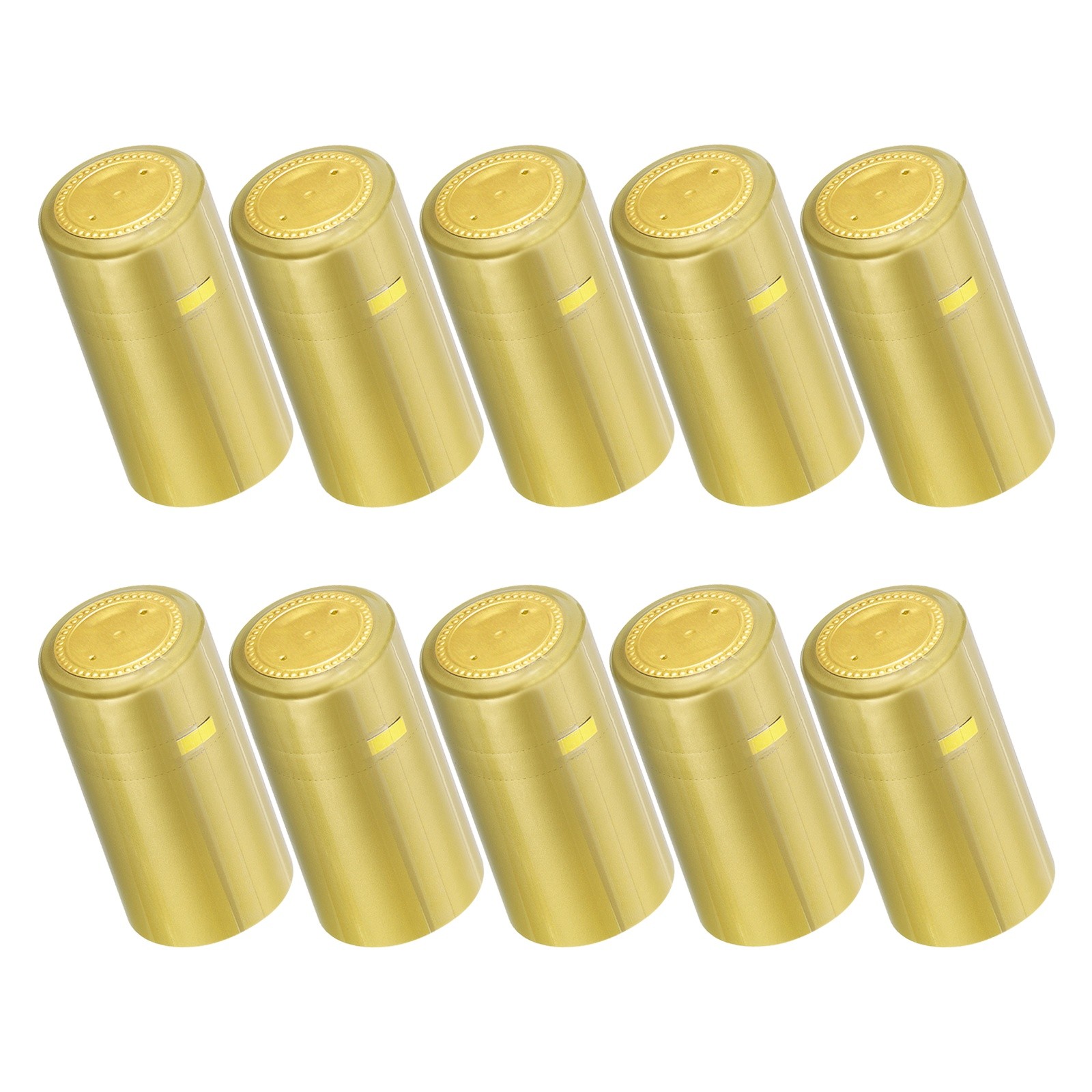 100Pcs Heat Shrink Cap Wrap Wine Cellar Wine Bottle Top Cover w Tear Tab 30x60mm