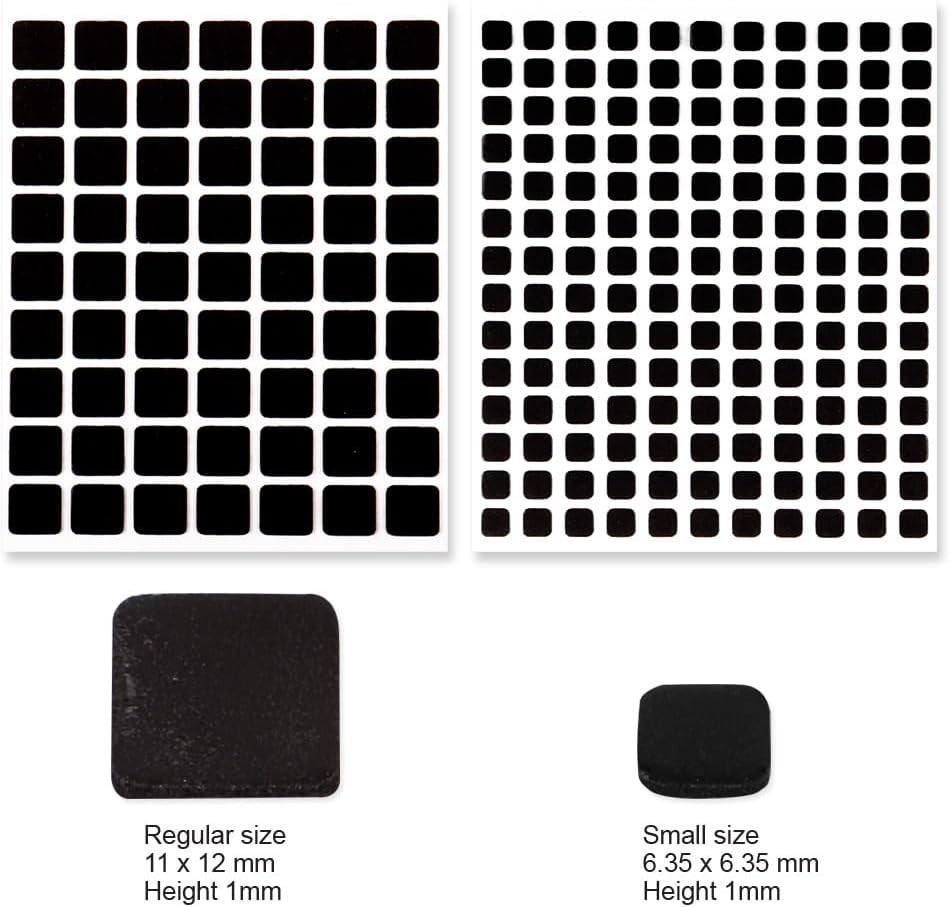 Versatile Self-Adhesive 3D Foam Squares - 217 Count for Scrapbook Enhancement