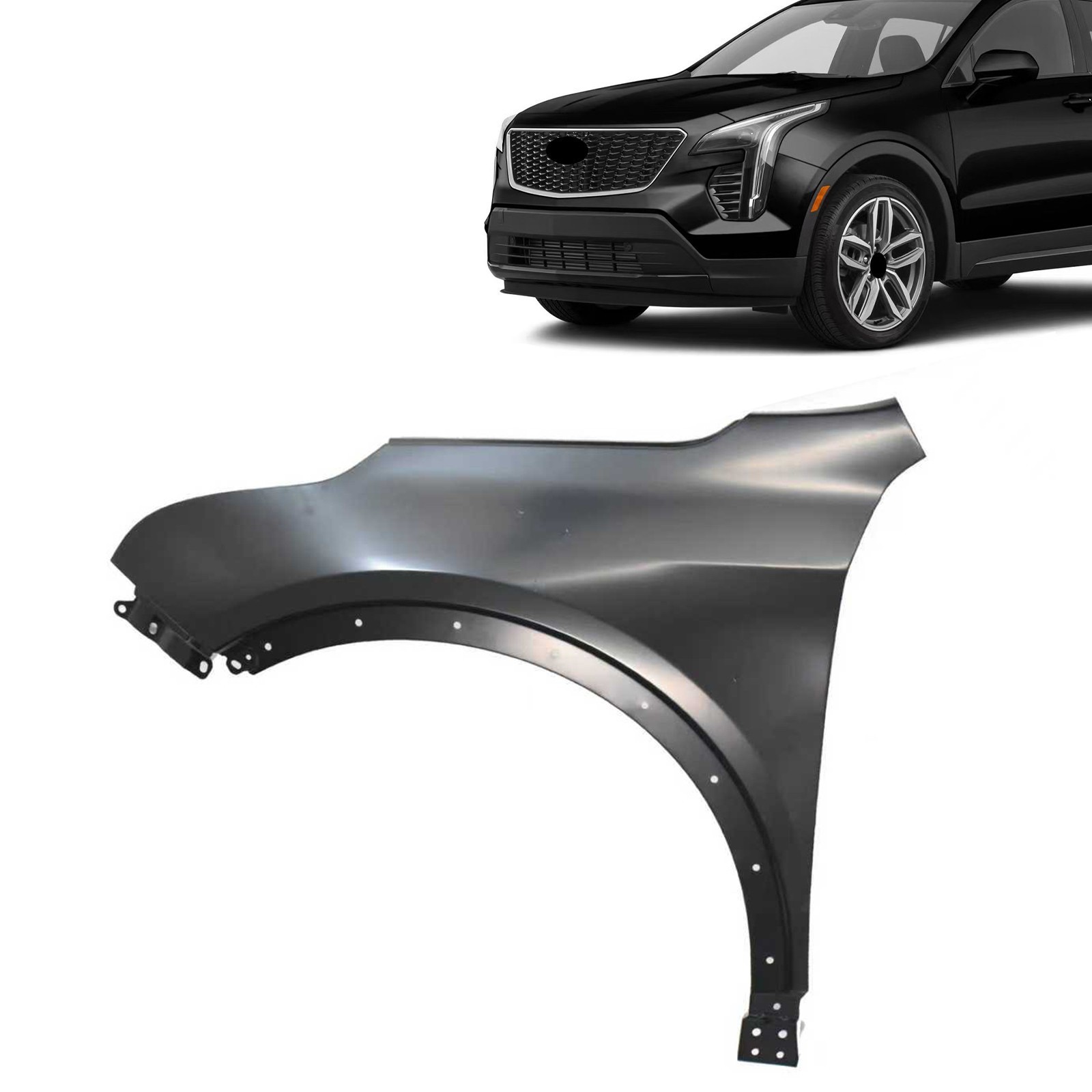 Front Fender Primed Steel Left Side 84216122 For Cadillac XT4 2019-2023 20 21 22