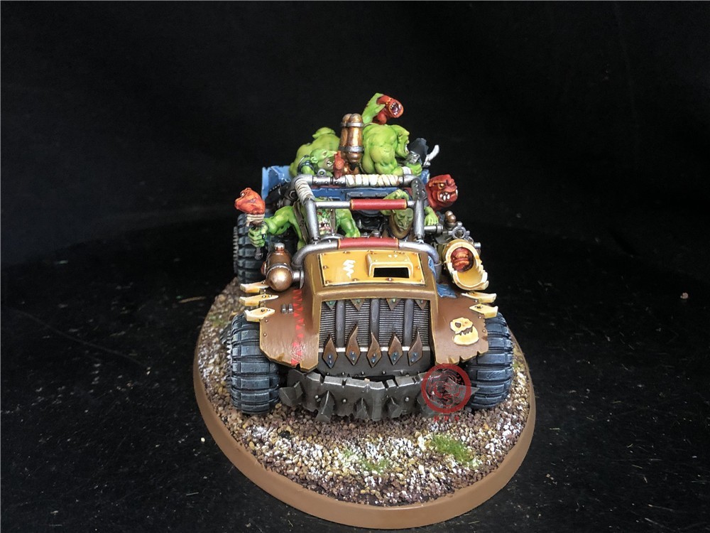 Warhammer 40K DPS painted Orks Rukkatrukk Squigbuggy SK8544