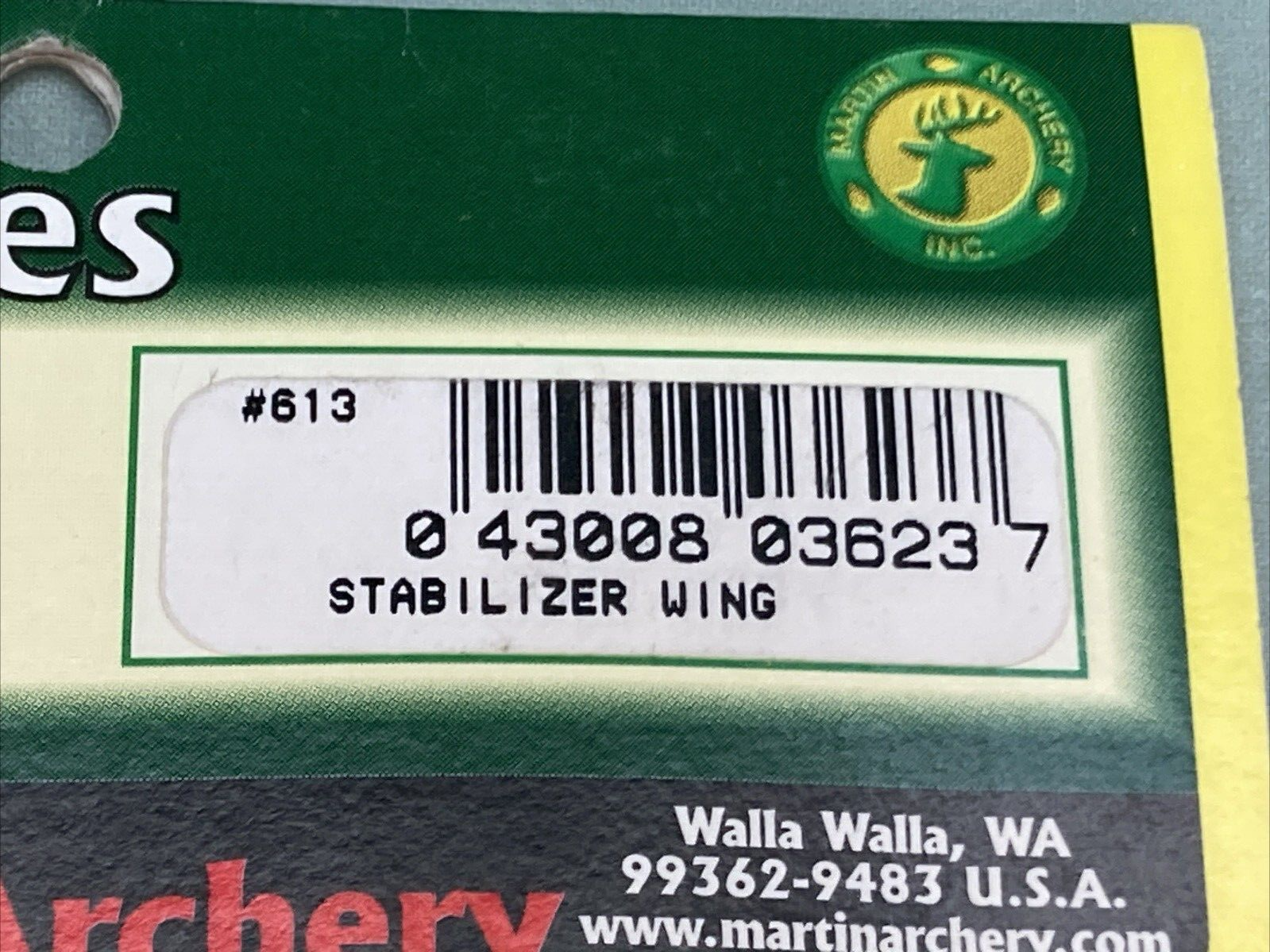 NEW GENUINE MARTIN ARCHERY 613 STABILIZER WING