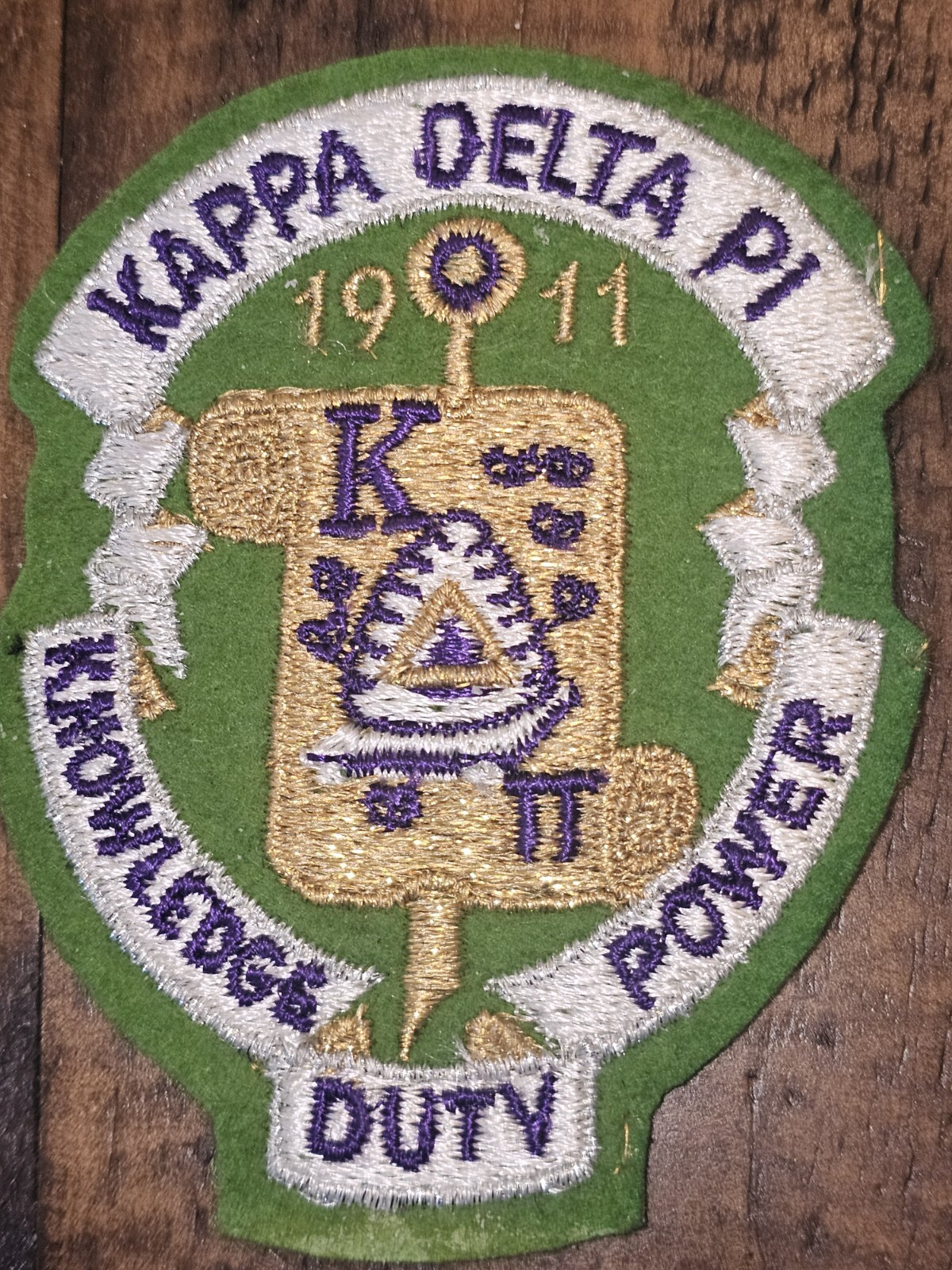 WWII US Army Kappa Delta Phi ROTC Military Academy OCS Cut Edge Patch L@@K!!!