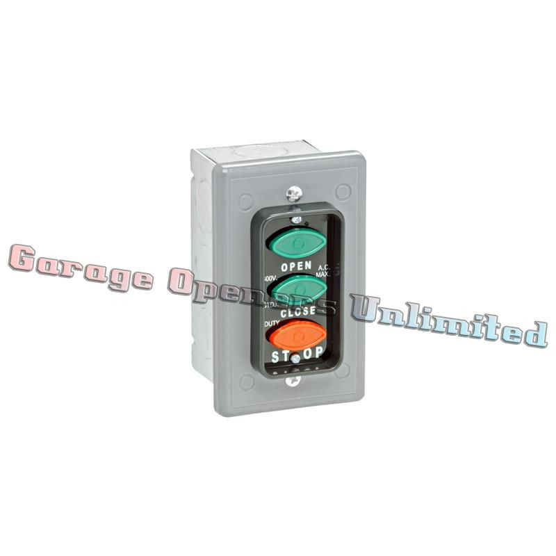 MMTC LCE-3 Nema 1 Three Button Interior Control Station Traditional Single Gang