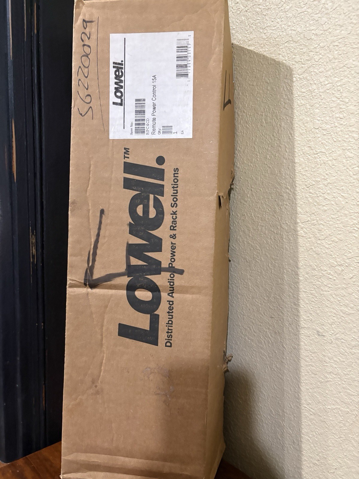 Lowell RPC4-CD Rackmount Remote Power Control with 8–15A Outlets Open Box