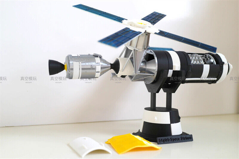1:144 Scale Sky Lab S-IVB Skylab Model Space Station Painted Model Toy Collectio