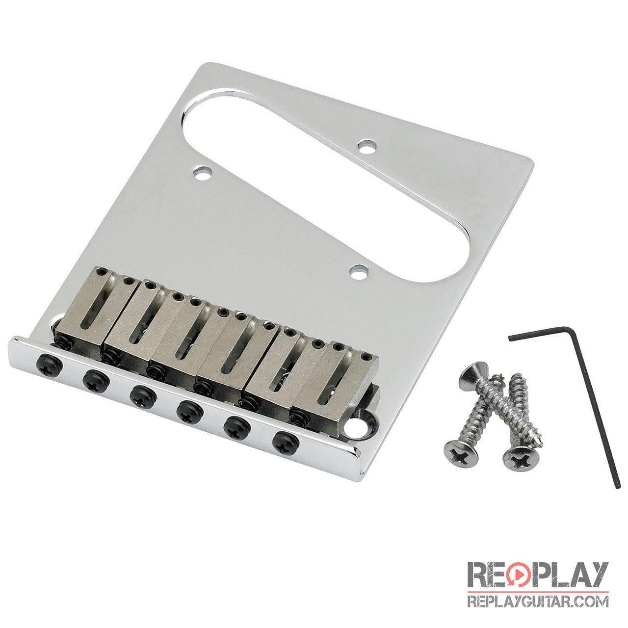 Used Fender 6-Saddle American Series Tele Bridge Assembly