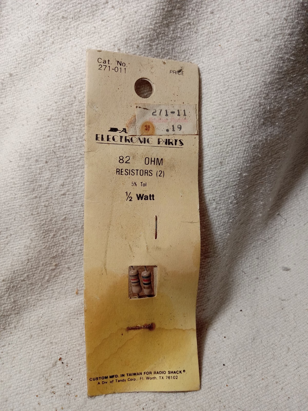 Archer 82 OHM Resistors Part# 271-011