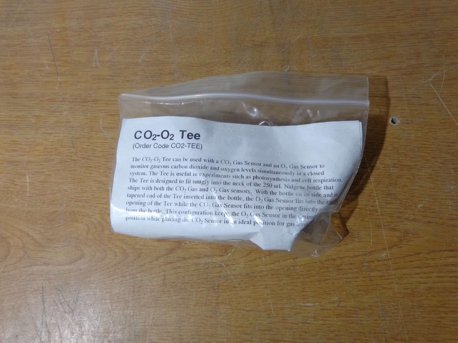 Vernier CO2-O2 Tee