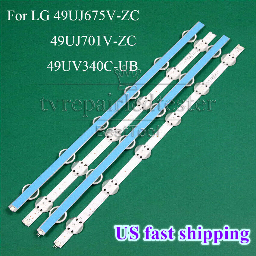 6916L-2863A 6916L-2862A LED Strips for LG 49'' V17 ART3 49UV340C-UB 49LG65CJ-C