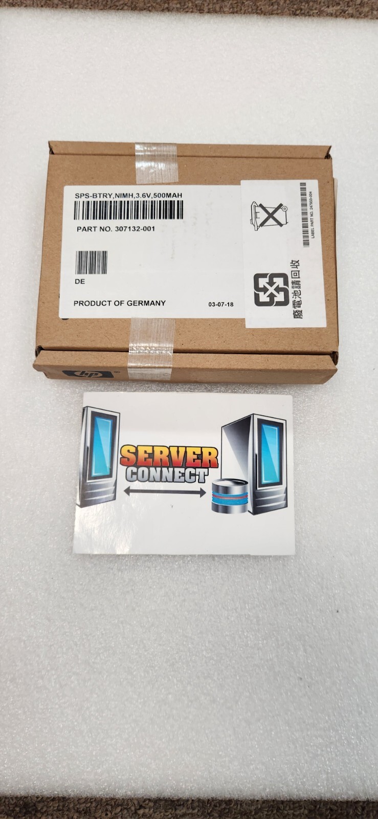 -- 2015+ DATE -- 307132-001 274779-001 HP BATTERY PACK NI-MH 3.6V 500MAH BATTERY