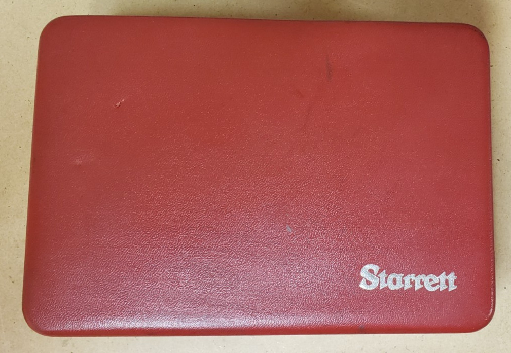 Starrett 7"x5"x2" Original Case, Box Only Padding in bottom not original USED