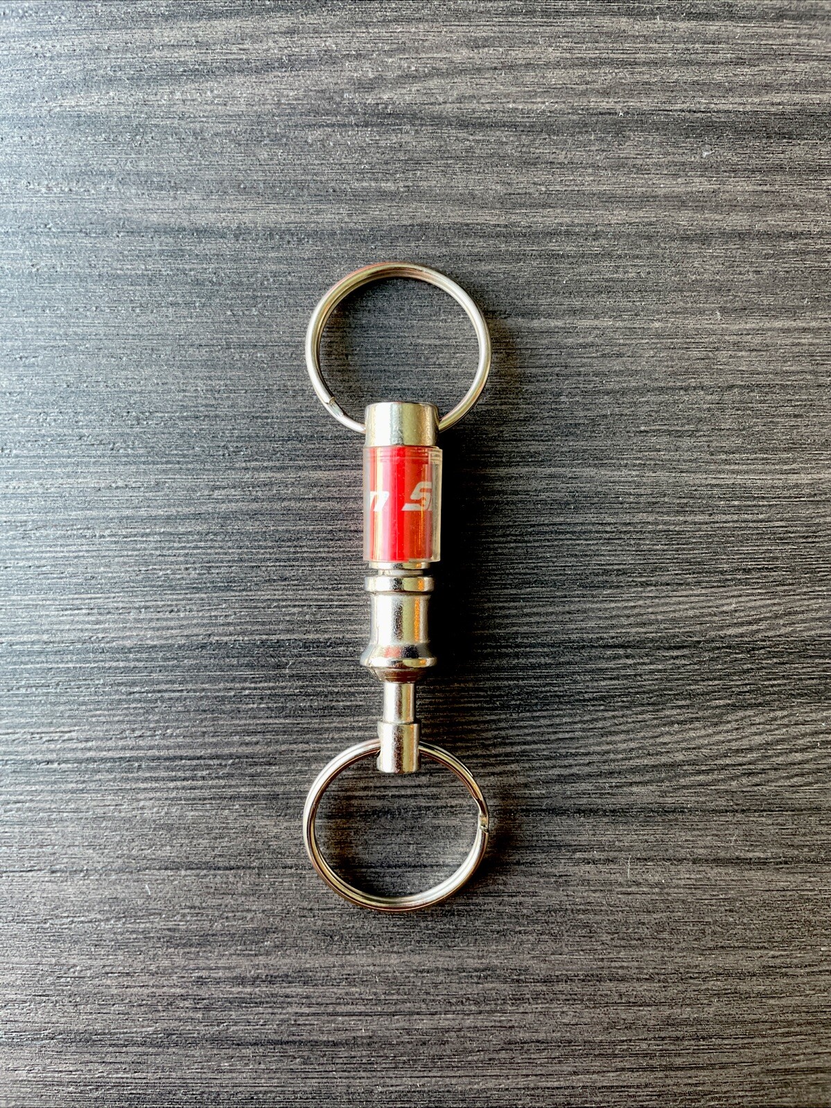 Snap-On Tools Authentic Metal Pull-Apart Red Swivel Keychain, NEW🇺🇸🔧
