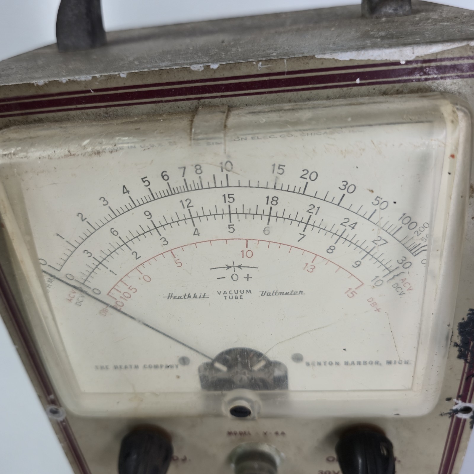 Vintage Heathkit Vacuum Tube Voltmeter Model V-4A