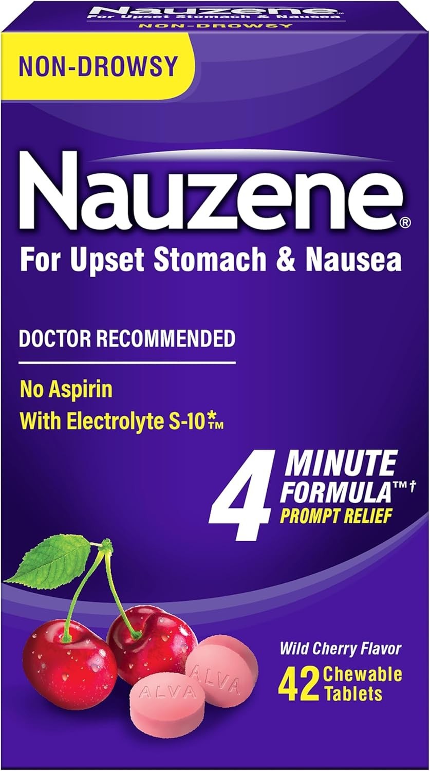 Nauzene Chewable Tablets 42 Count