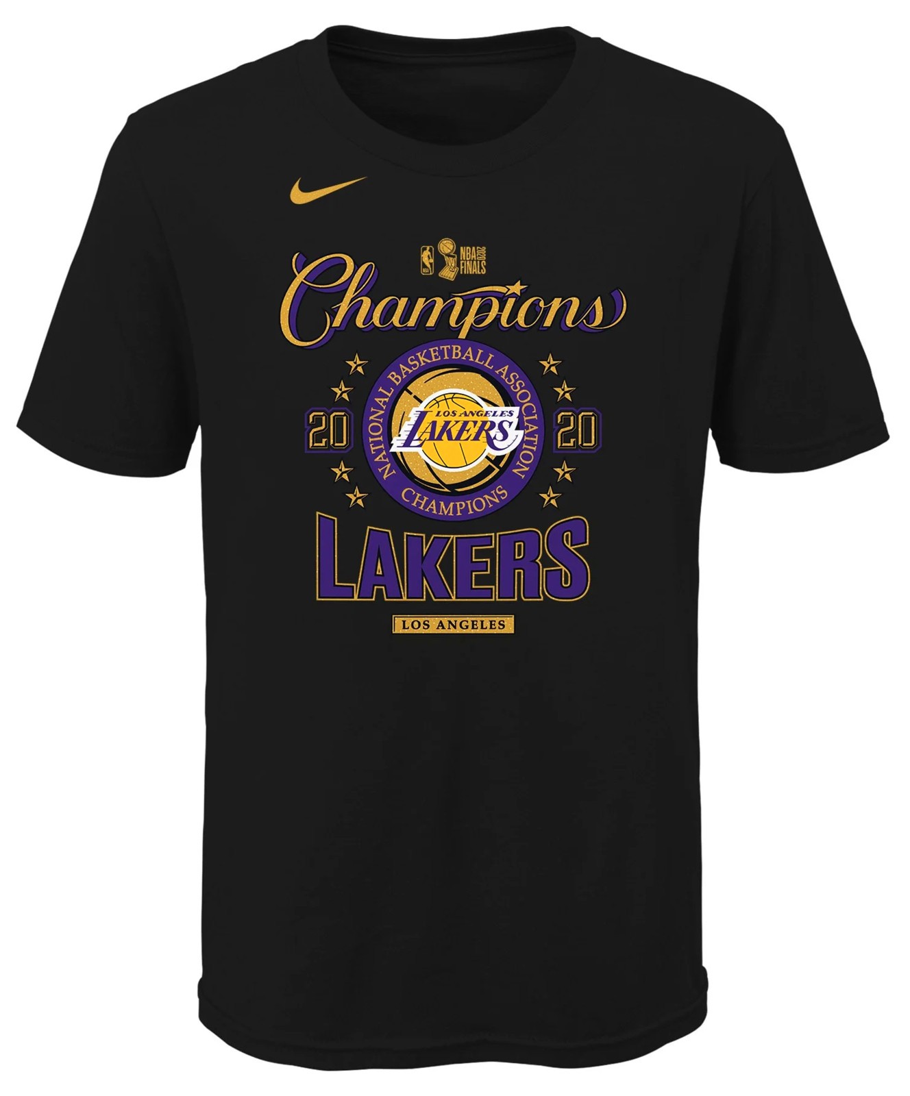 NEW Men's Los Angeles Lakers Nike 2020 NBA Finals Champions Locker Room T-Shirt