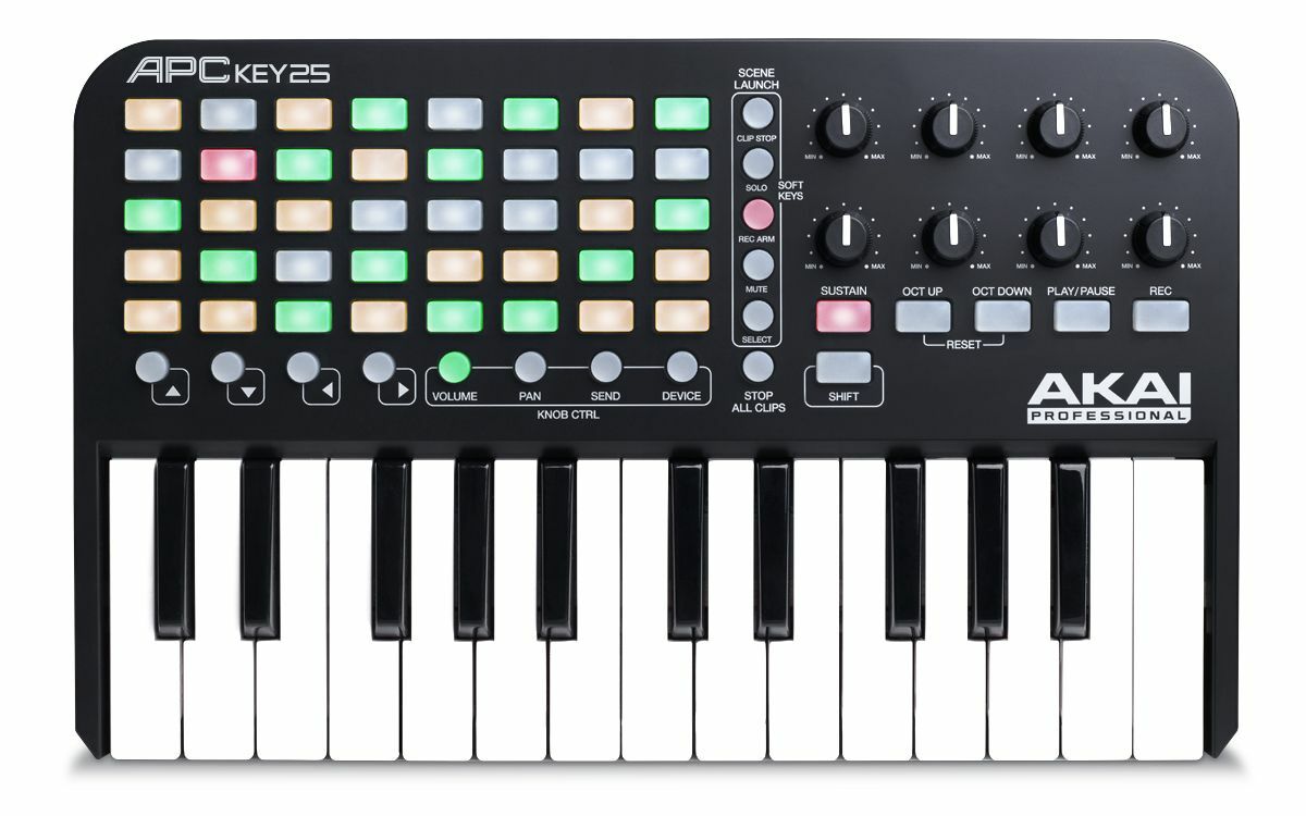 Akai APC Key 25 Ableton Live Controller with Keyboard