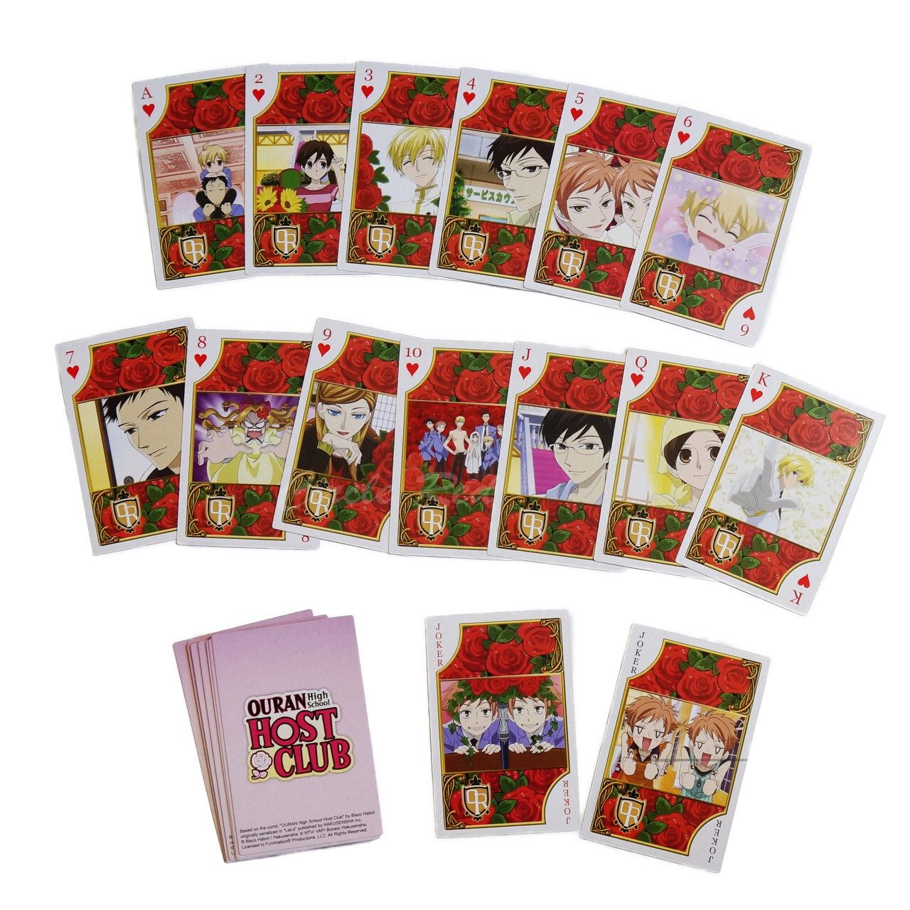 Ouran High School Host Club Anime Playing Cards Official Licensed One Deck