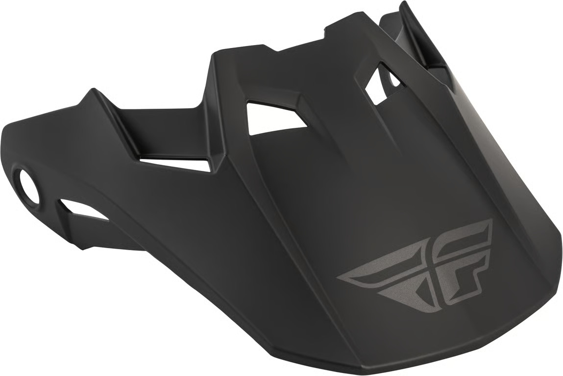 Fly Racing Visor for Formula CC Helmets - Solid Matte Black - XL to 2X 73-4735L