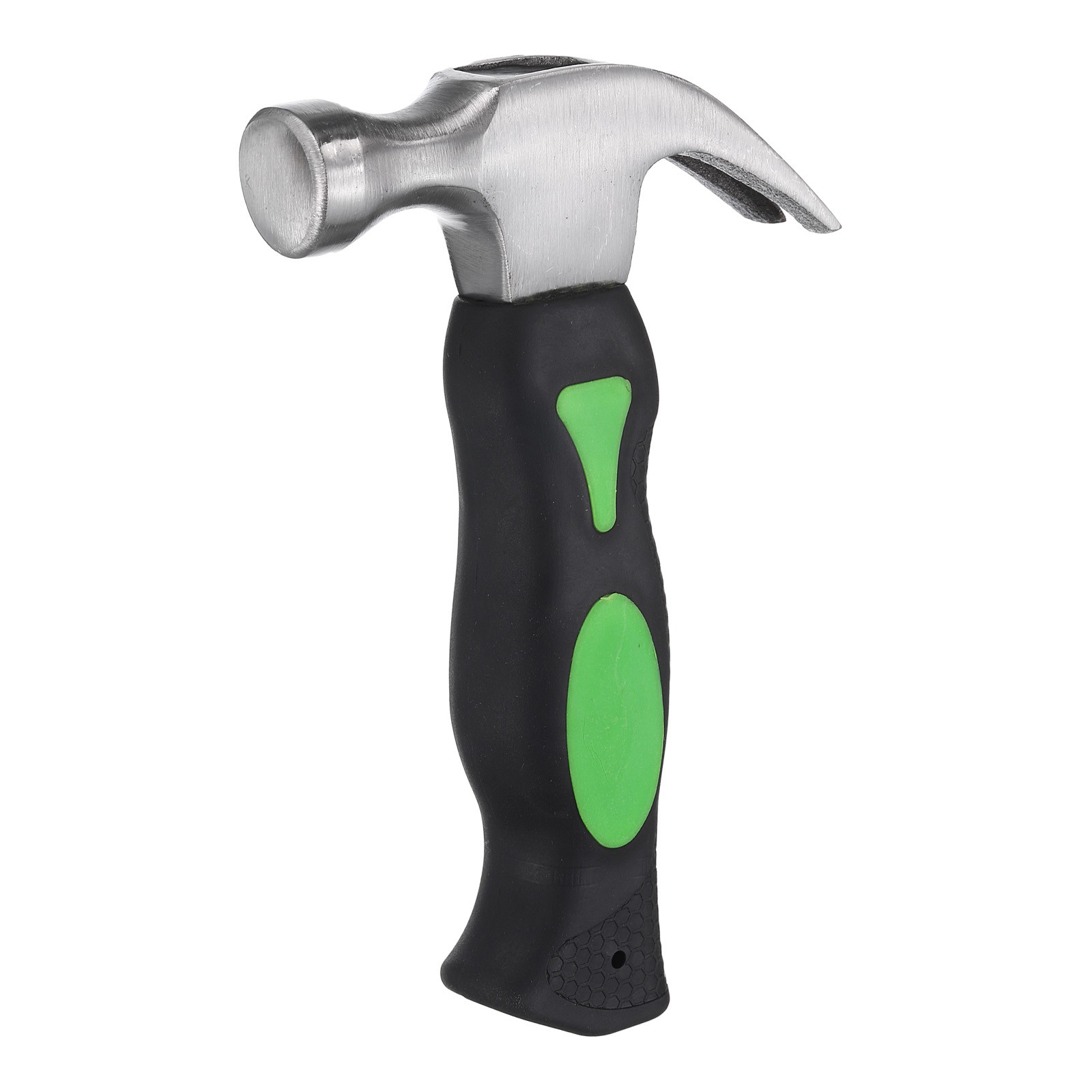 9 Oz Stubby Claw Hammer Small Mini Rip Claw Nail Hammers (Black-Green)