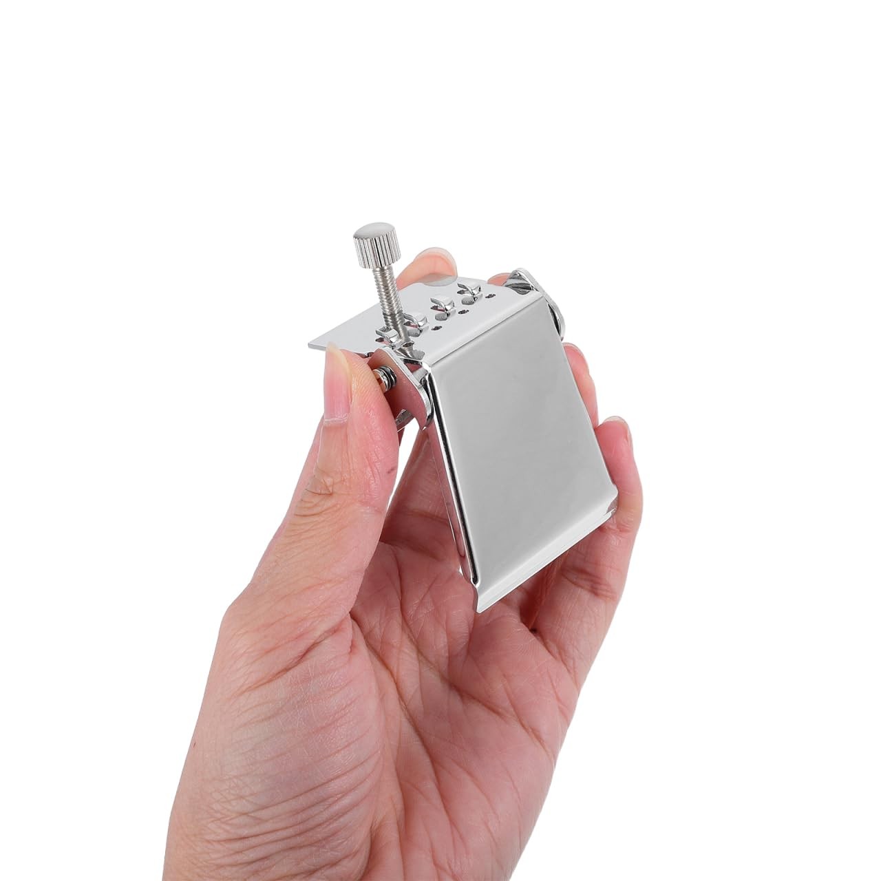 Silver Alloy Banjo Tailpiece 4 String Easy Install Durable Replacement Part