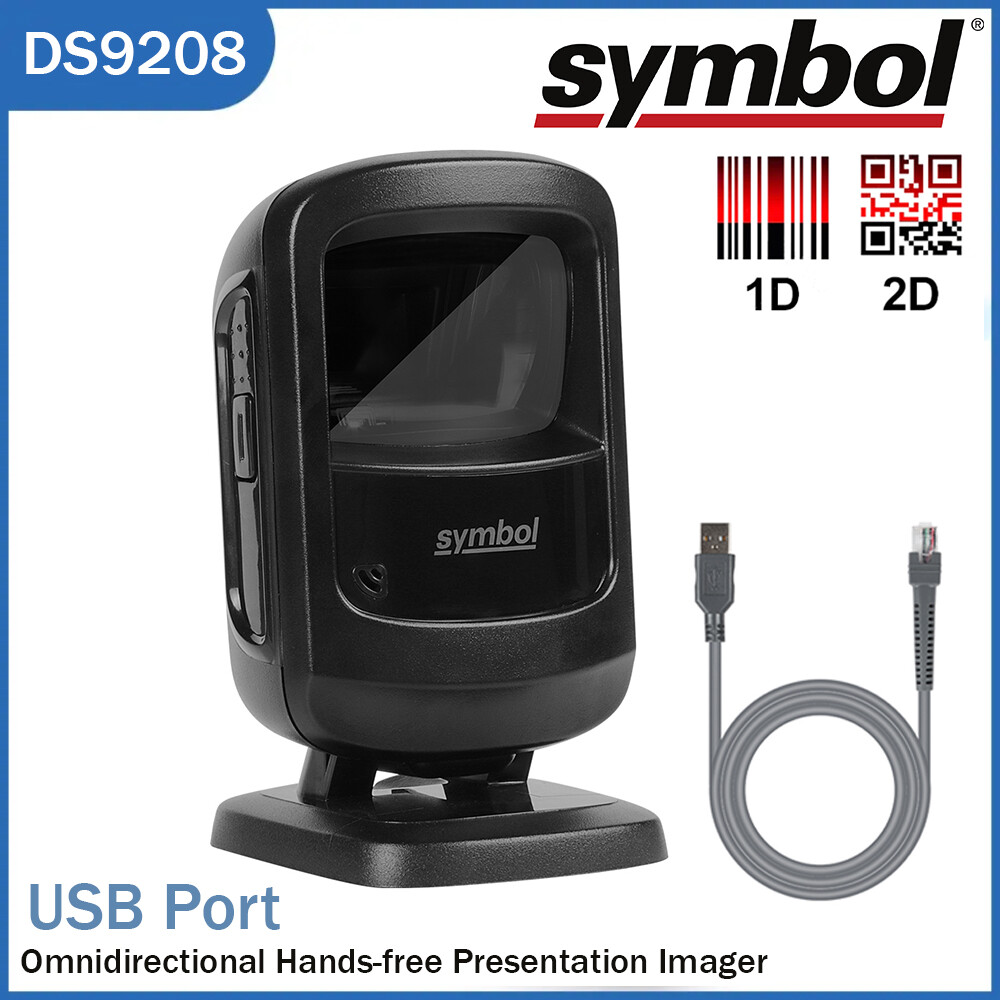 Symbol DS9208-SR00004NNWW Omnidirectional 1D 2D Image Barcode Scanner Reader