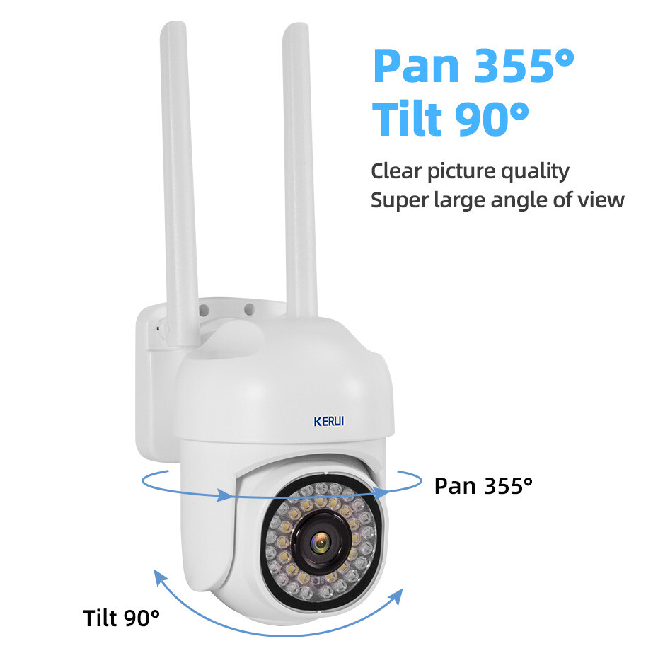 KERUI 5MP Wireless WiFi Security Camera System Smart Outdoor Night Vision 1080P