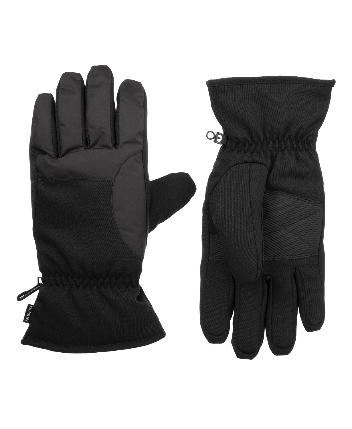 G1 Isotoner Black Signature Men's Lined Sport Touchscreen Gloves