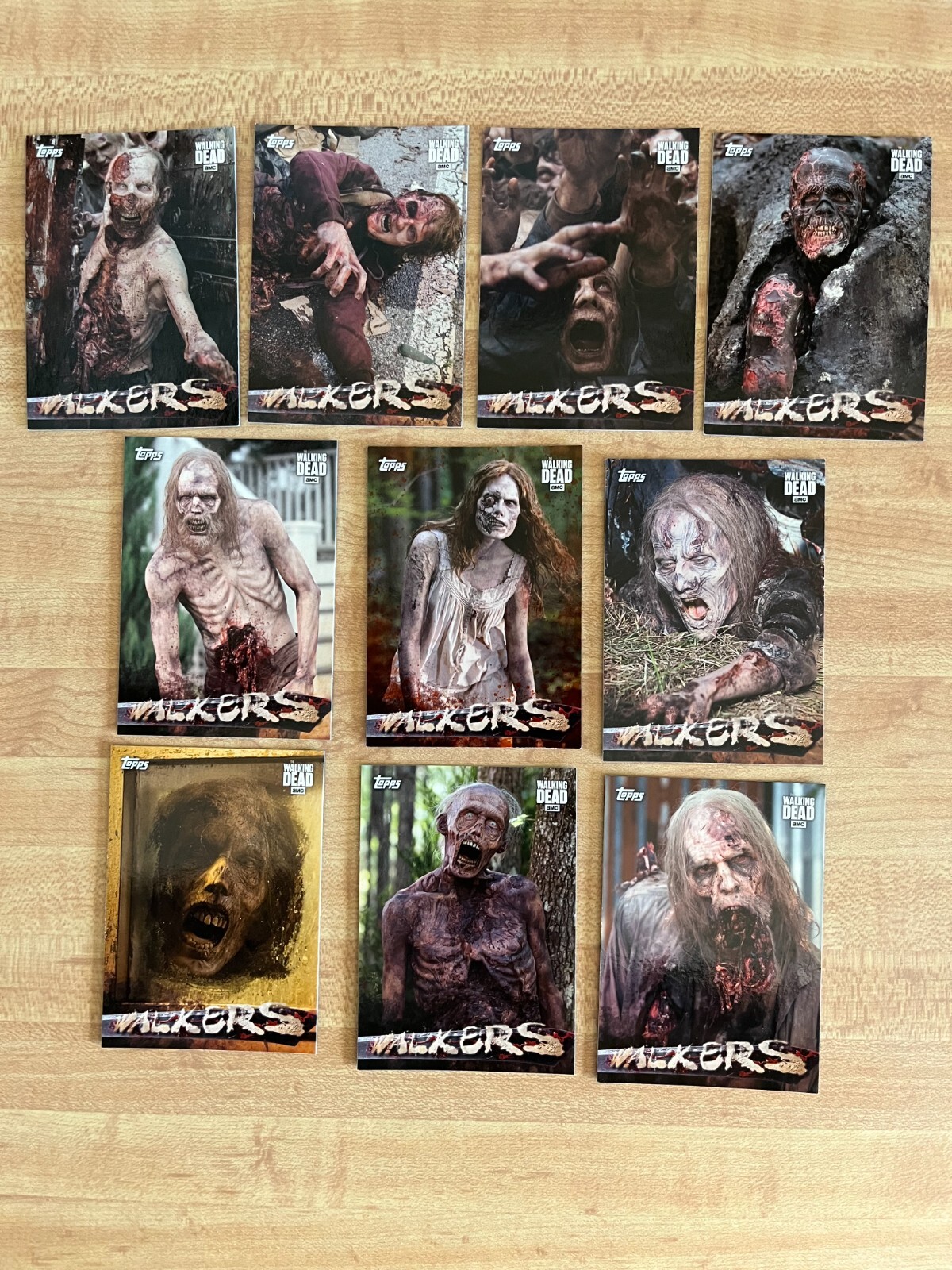 2017 Topps The Walking Dead Season 6 Walker Insert (10) NrMt