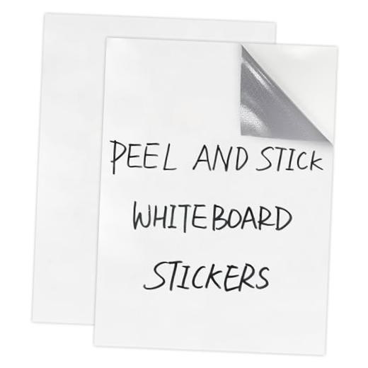 Dry Erase Board Sticker- Whiteboard Stickers-8.27''x11.69'' Removable Dry