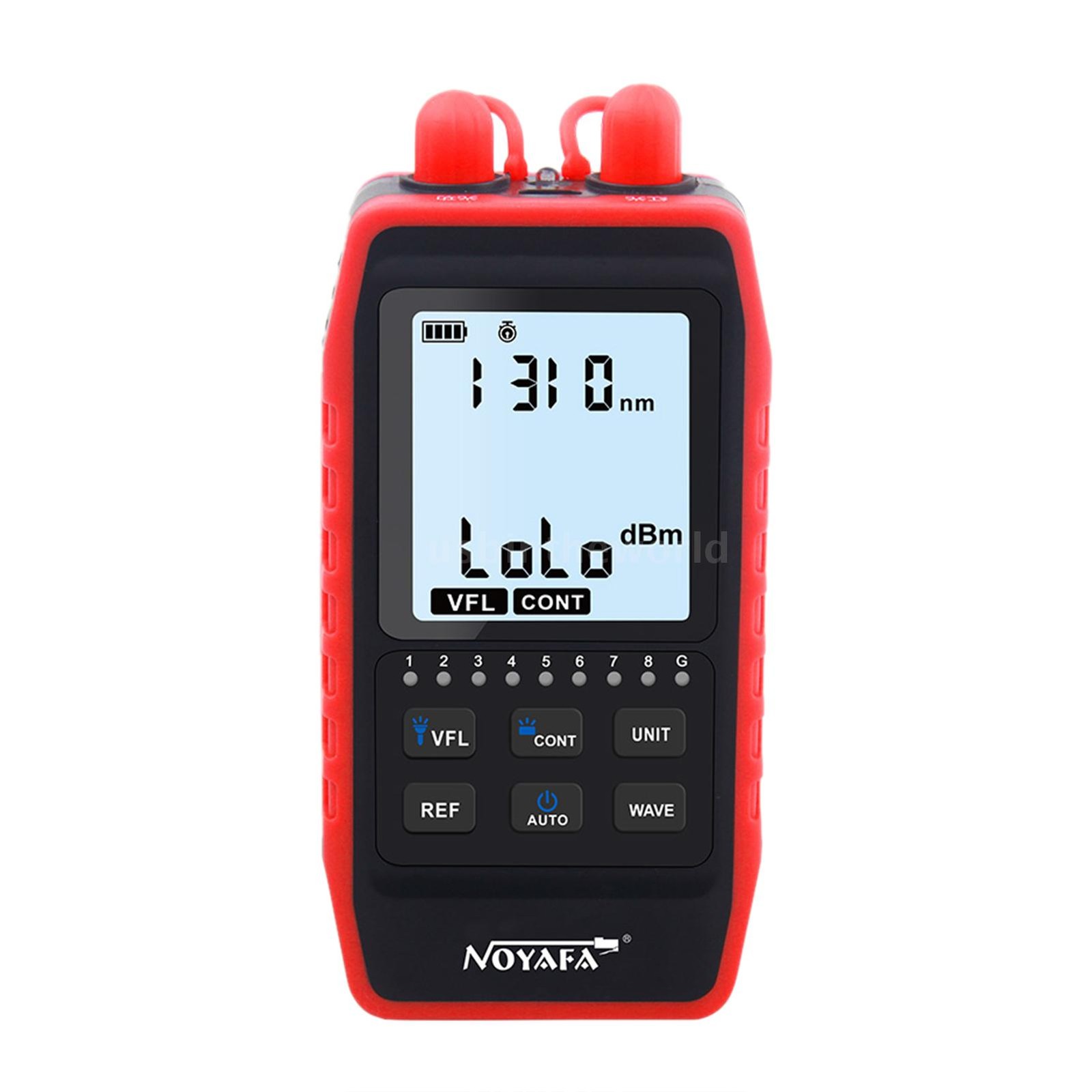 Network RJ45 Line Cable Tester Optical Power Meter Light Source & Li-ion Battery