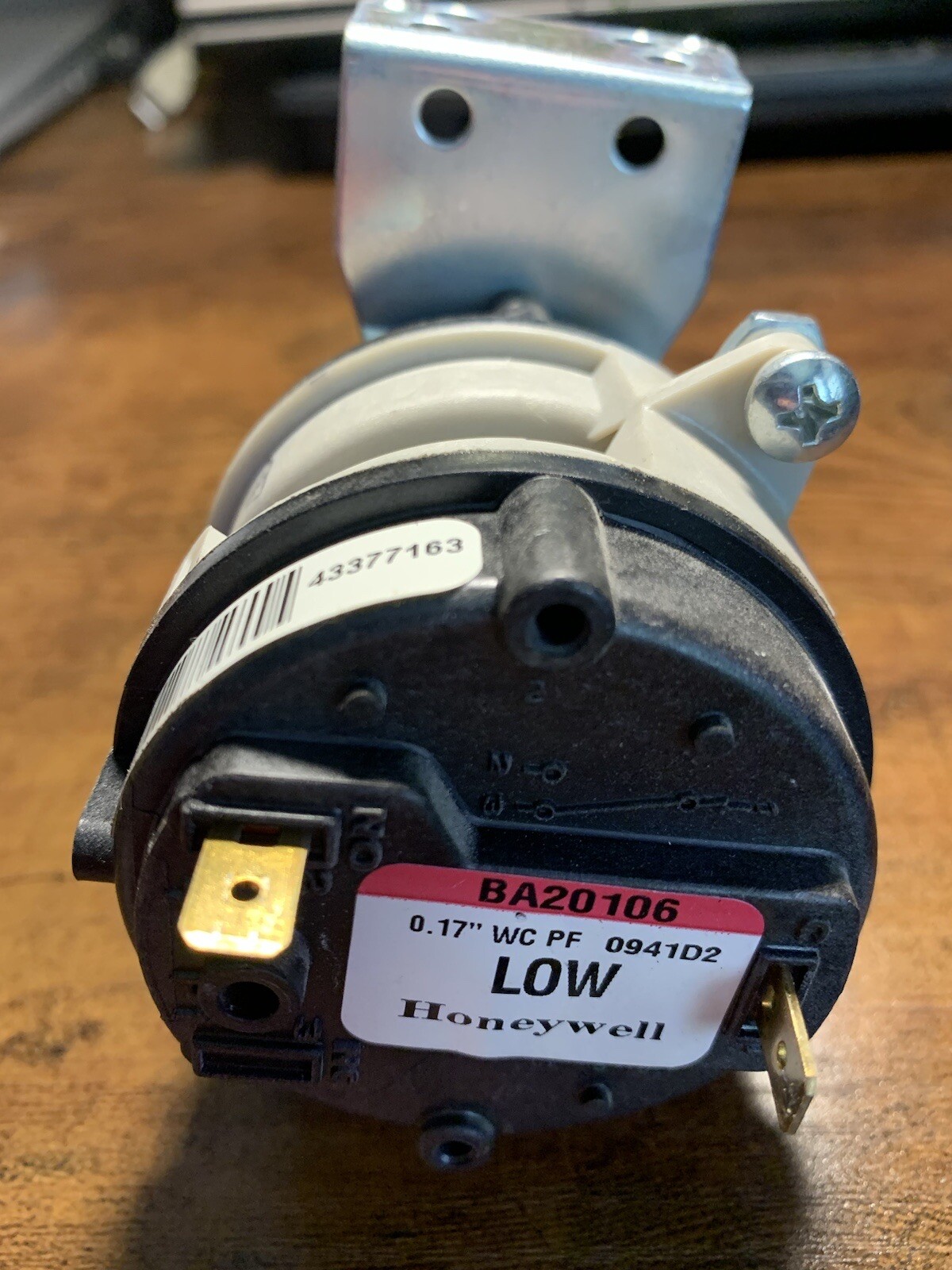 Pressure Switch Honeywell BA20106