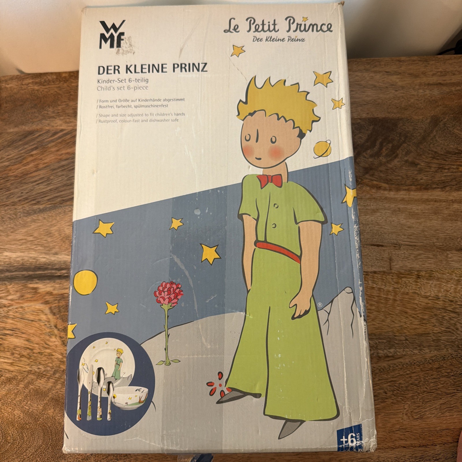 NIB WMF The Little Prince 6 Piece Dinnerware Set Der Klein Prinz Porcelain SS