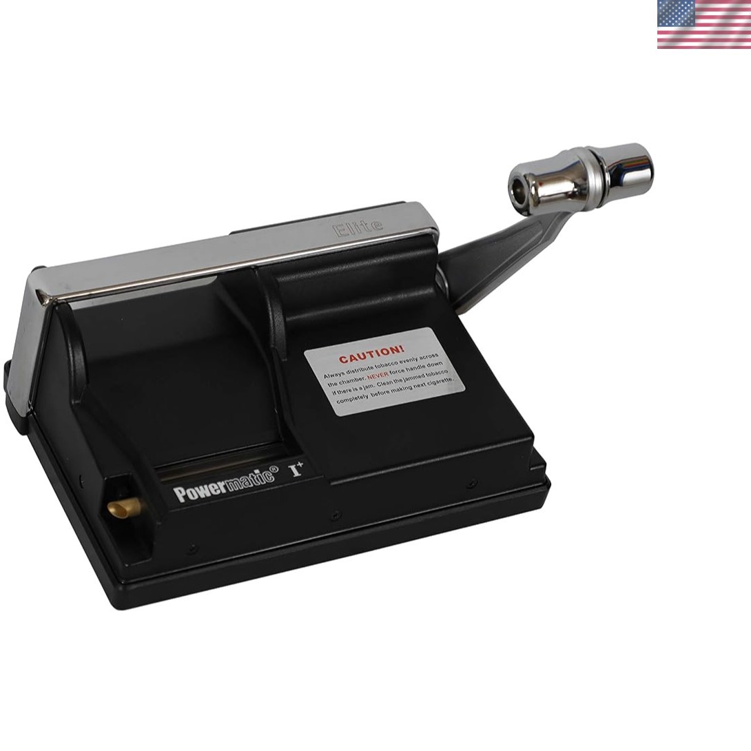 I Elite Cigarette Maker with Accessories Black Metallic