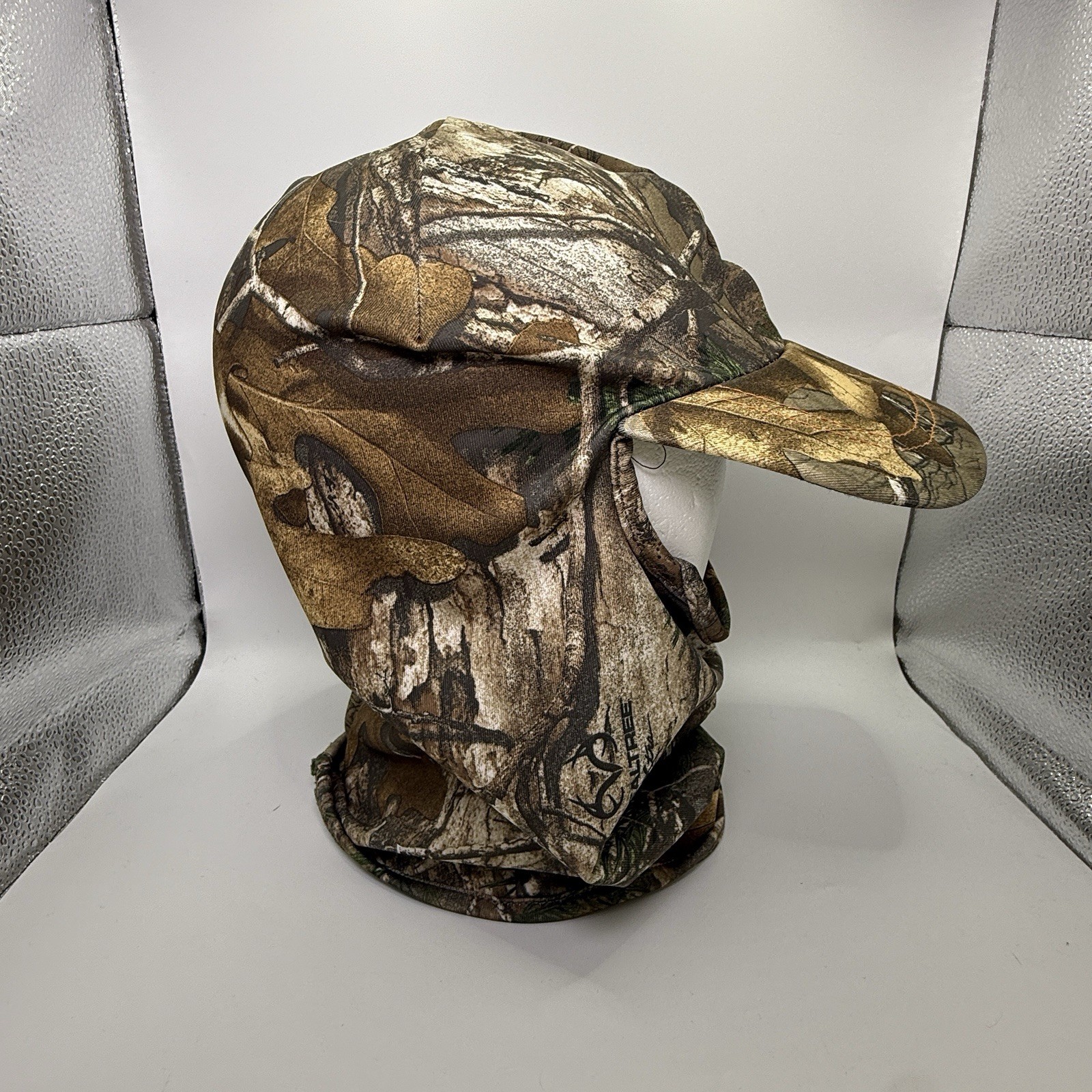 Camo Hunting Hat w/ Neck Gaiter Ear Warmer USA Field And Stream
