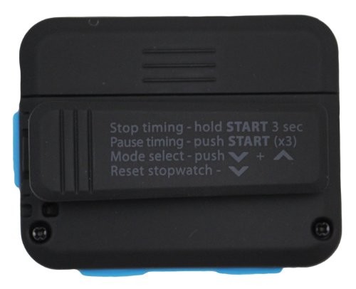 Gymboss Interval Timer and Stopwatch Black Blue SOFTCOAT