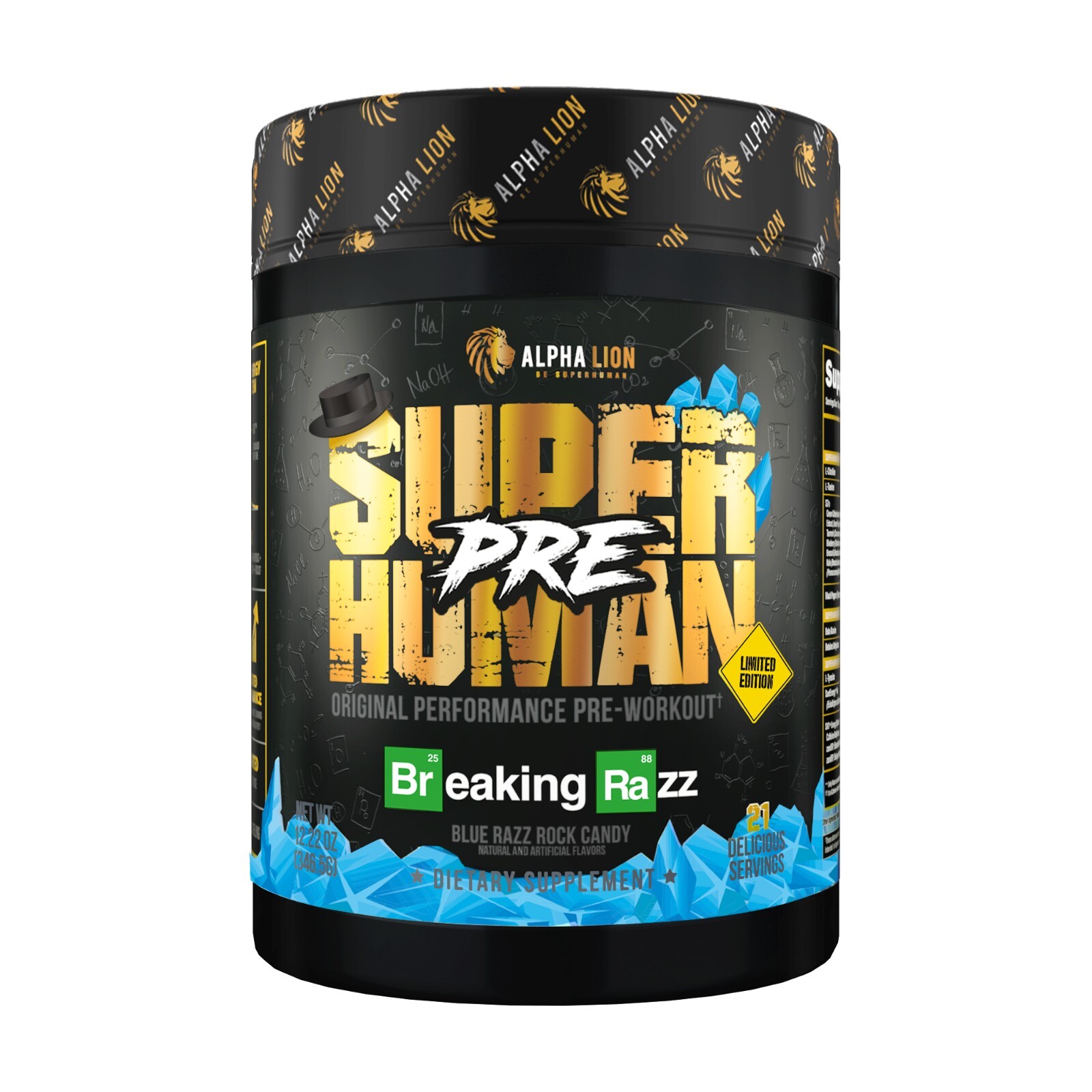 Alpha Lion Super Human Pre Original Hardcore Pre Workout 42 Scoops 5 Flavors New