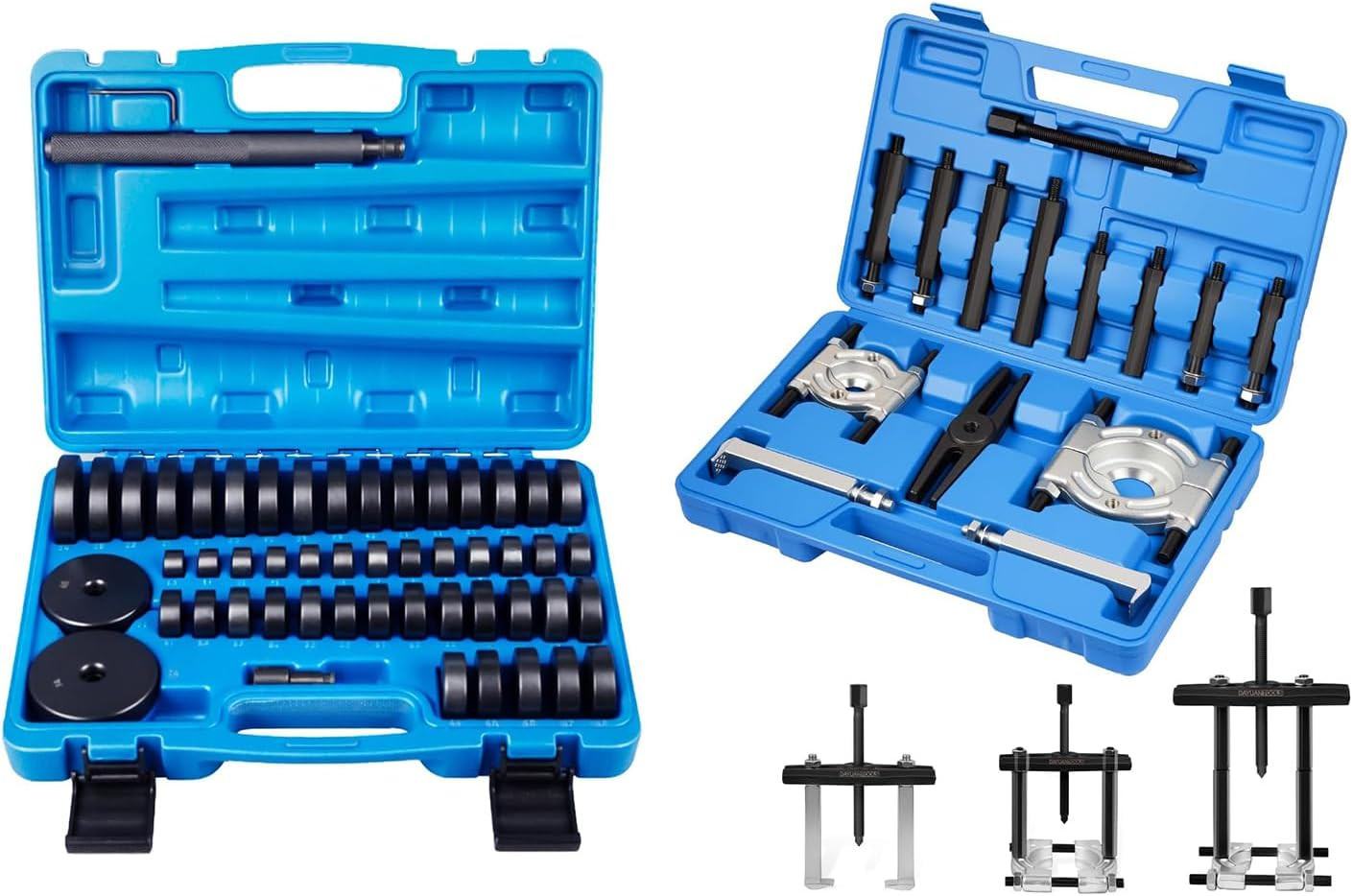 52 in 1 Custom Bushing Driver Set - Bundle with - Bearing Separator Puller Set