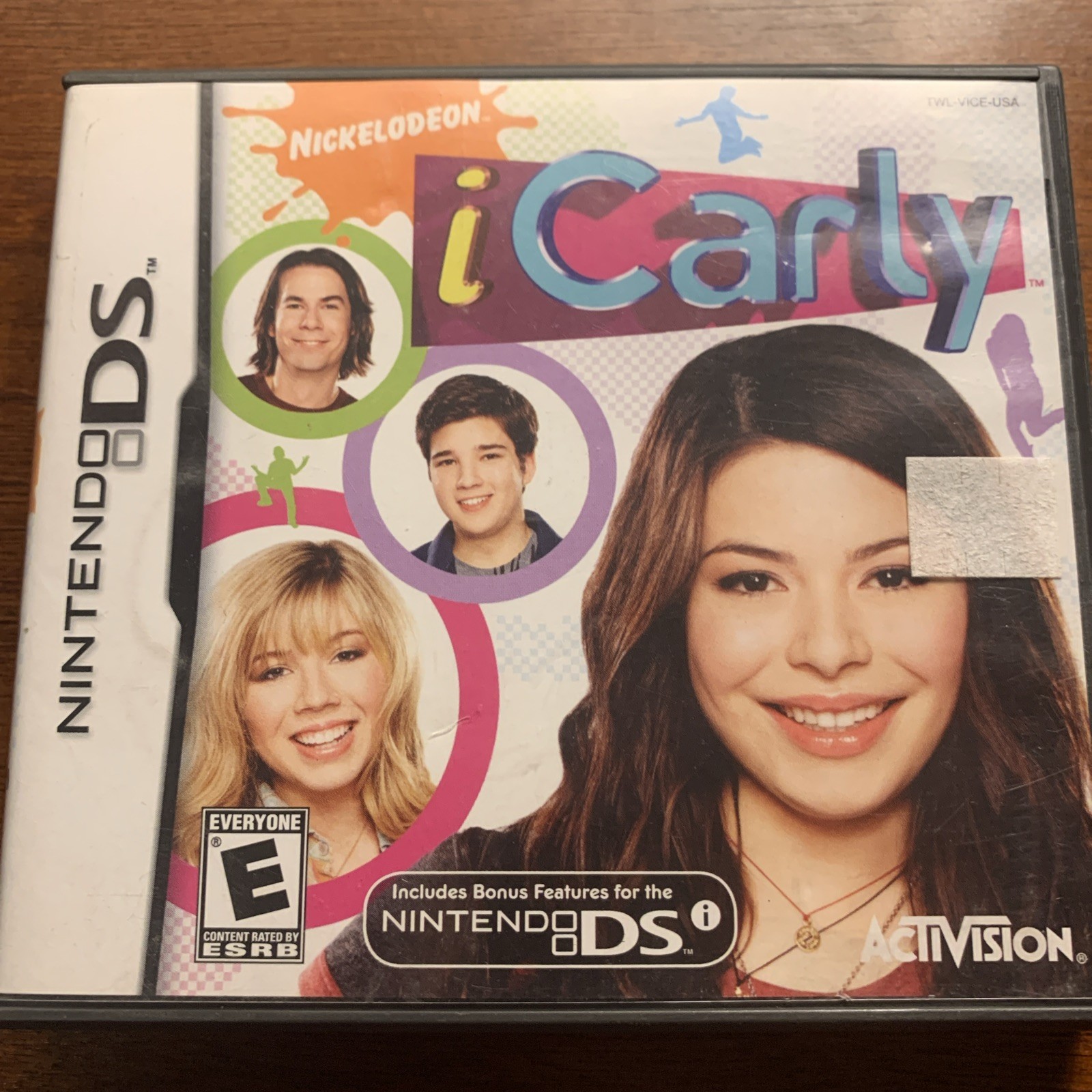 iCarly Nickelodeon Nintendo DS - Authentic USA ***CASE ONLY*** NO GAME****
