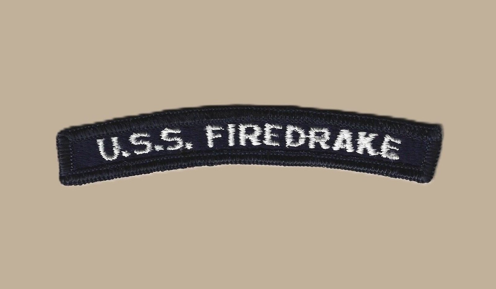 US Navy AE-14 USS Firedrake  Ammunition Ship UIM Shoulder Rocker Tab (01)