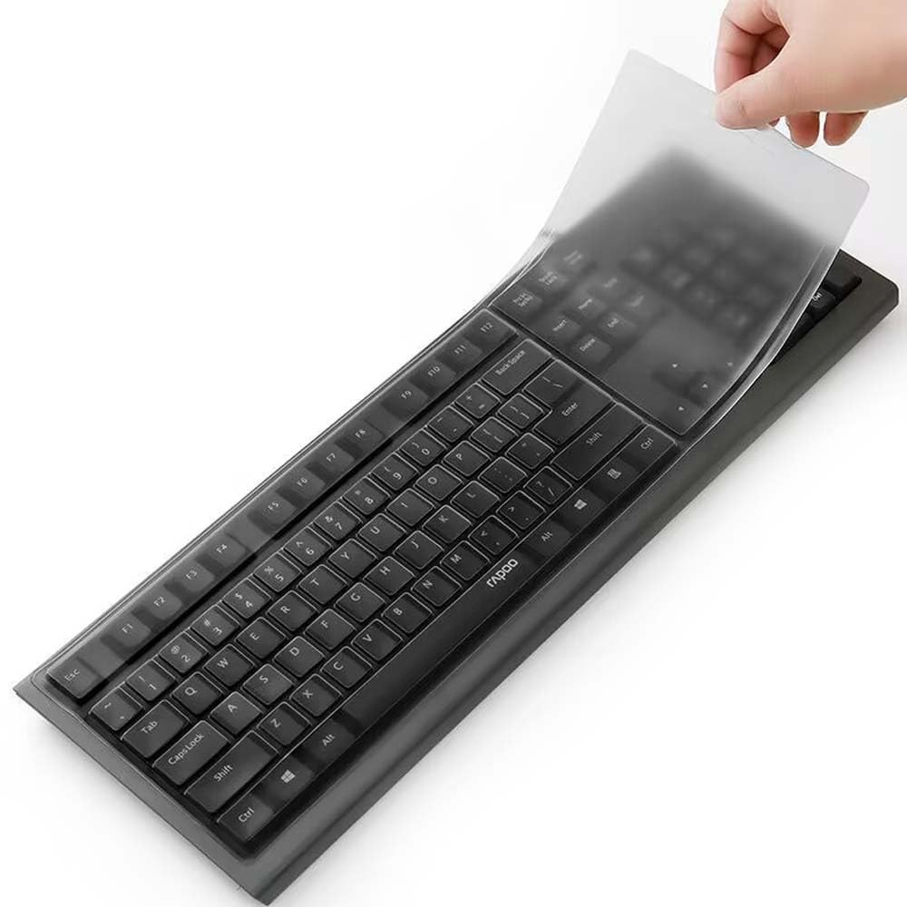 Universal Clear Desktop Computer 104/107 keys, 17.5 x 5.5 inches, Type-A
