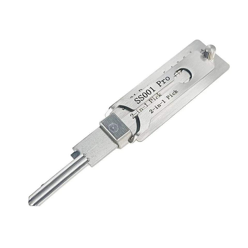 2-in-1 Stainless Steel Key Decoder SS001 PRO Lock Decoder Repair Tools