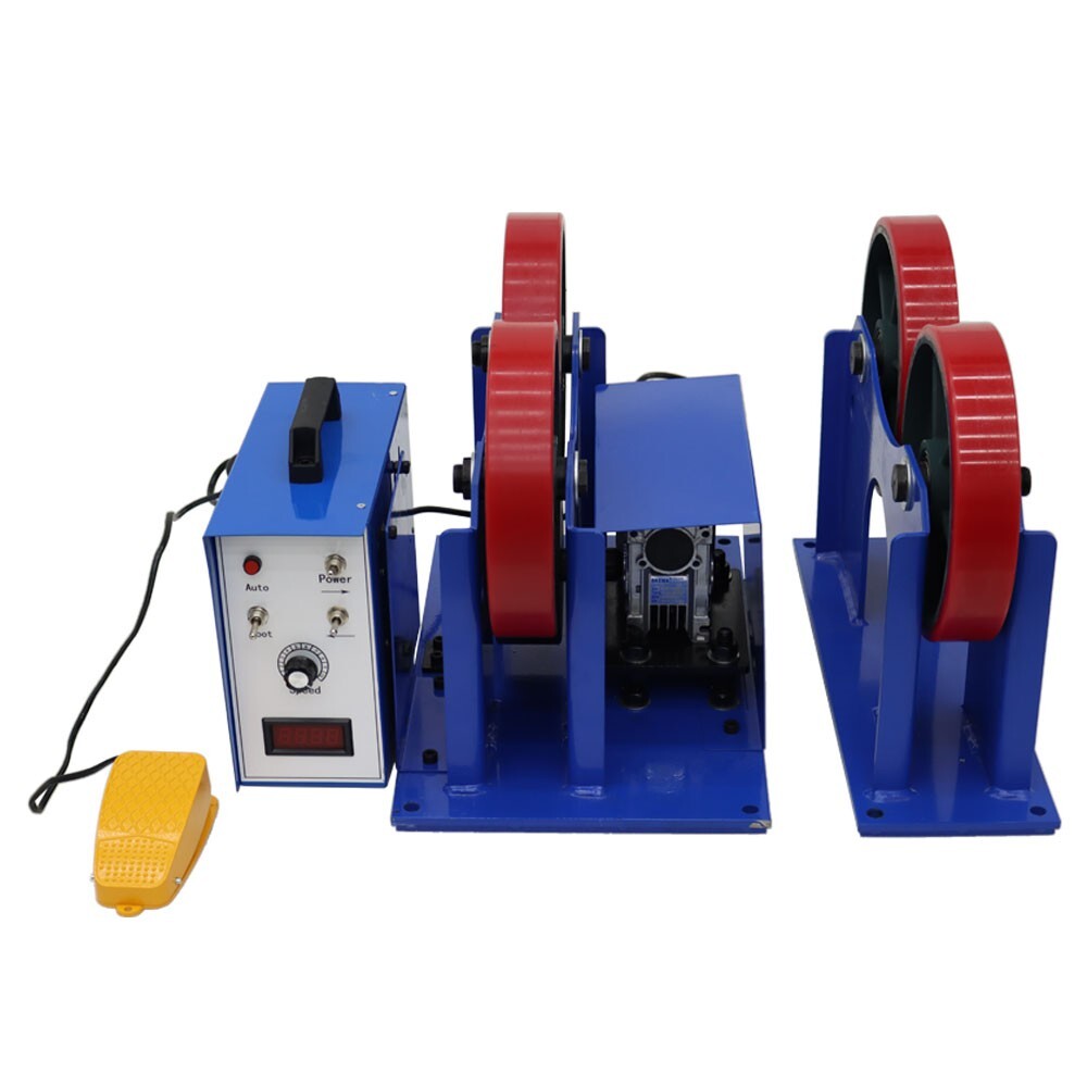 1T Welding Turning Rolls Digital Speed Display Linked Control Roller Rack Stand