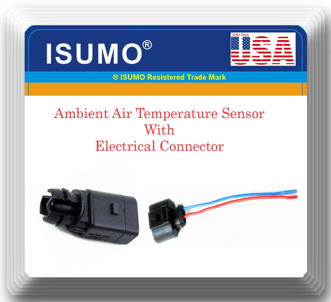 Ambient Air Temperature Sensor With Connector Fits: Audi Volkswagen 2001-2019