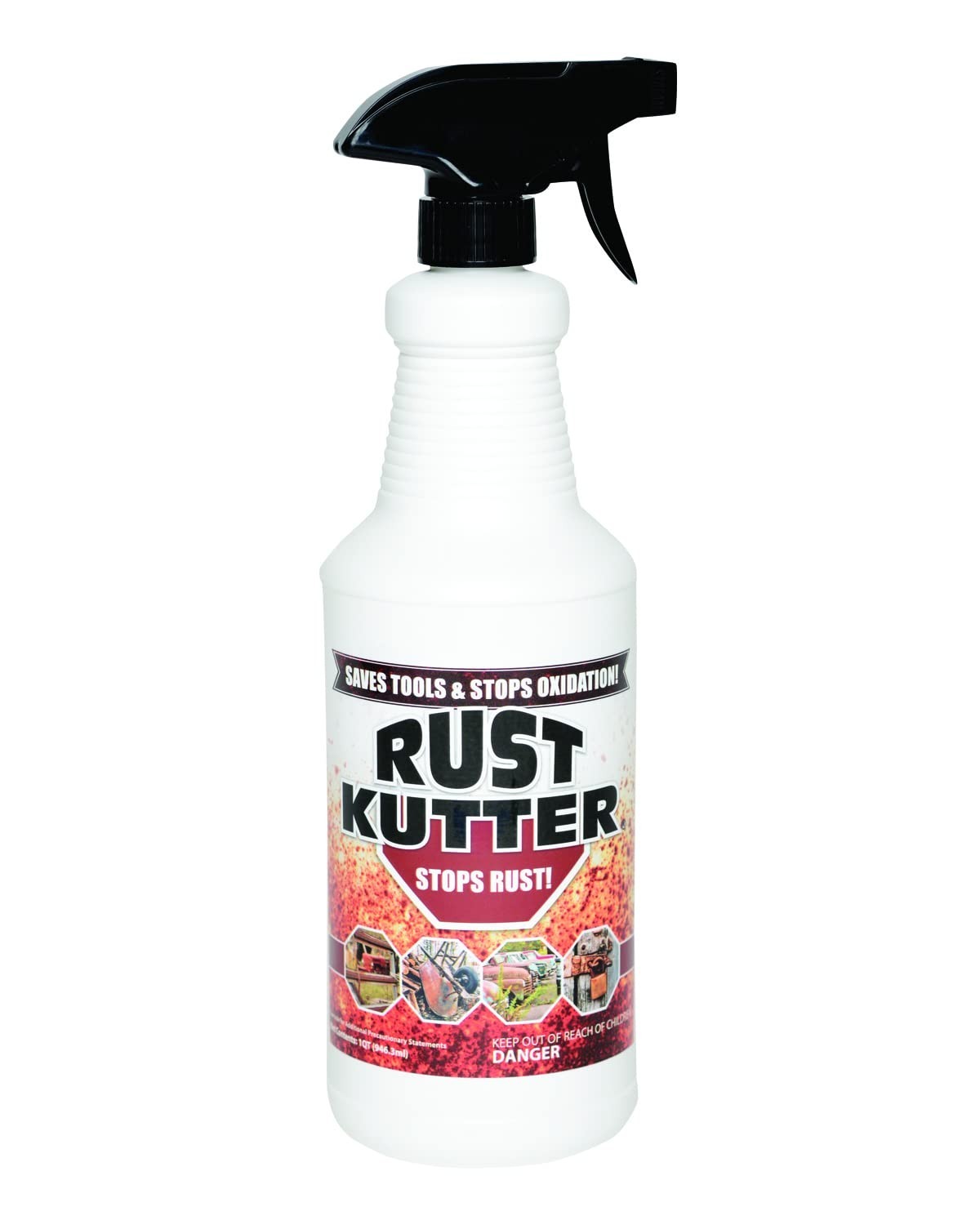 Rust Kutter - Stops Rust, Converts Rust Spots to Leave A Primed Surface 32 fl oz