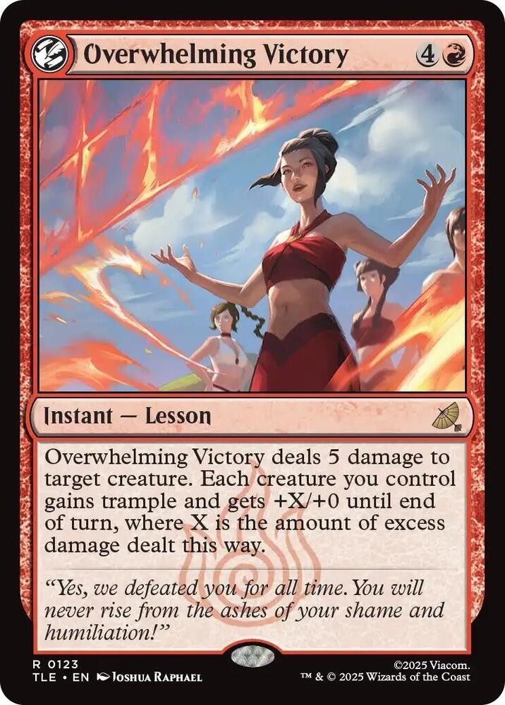 Overwhelming Victory - TLE 0123 - NM - MTG Magic