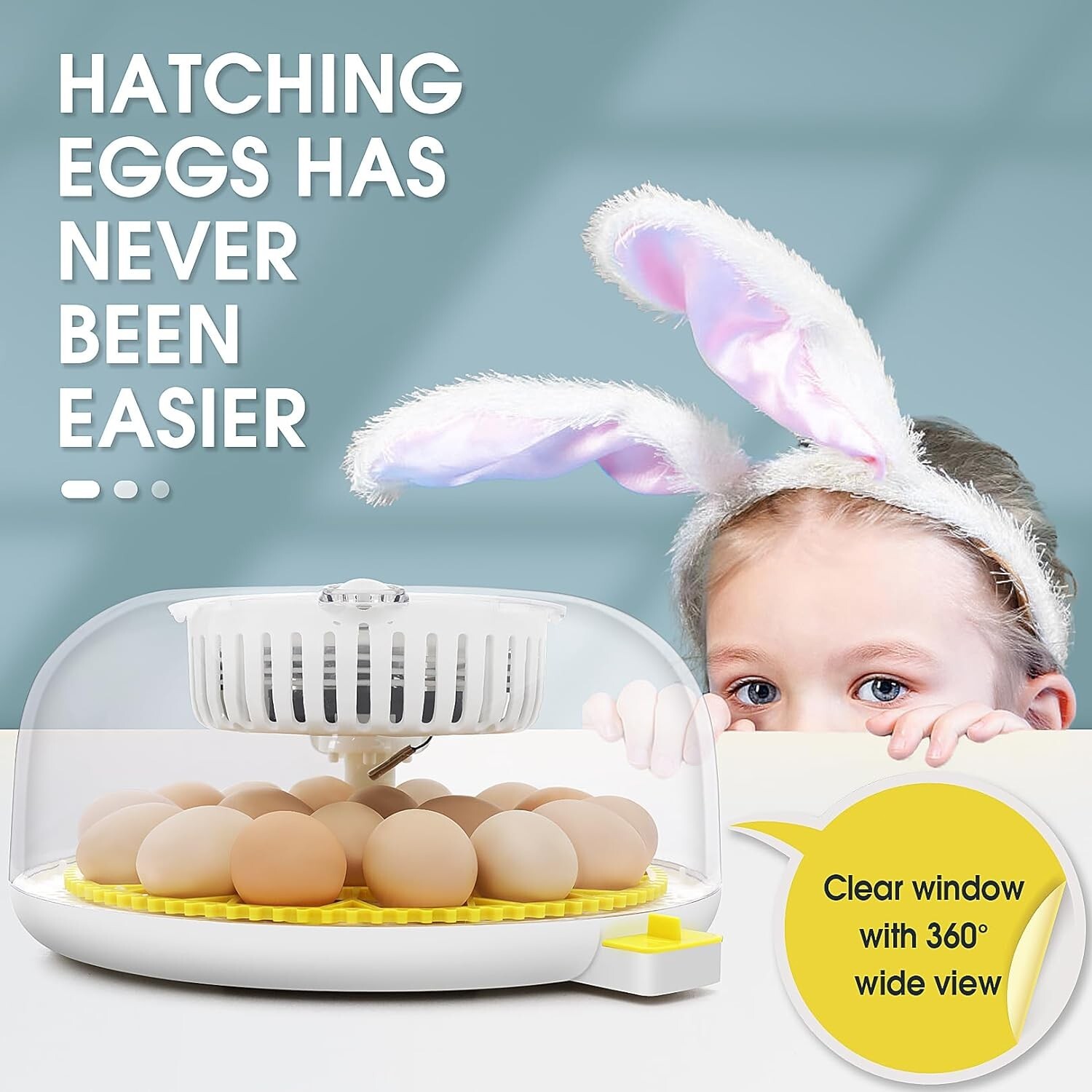 18 Egg Poultry Incubator for Hatching Egg Chick +Automatic Turning Egg Incubator